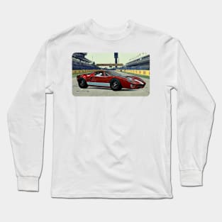 GT40 MK1 Track Print Long Sleeve T-Shirt